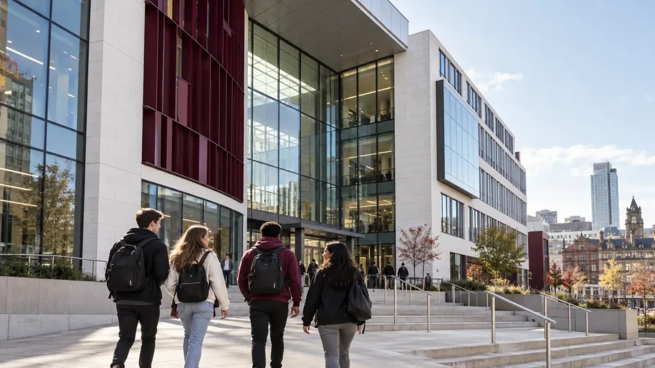 Sheffield Hallam University City Campus in Sheffield